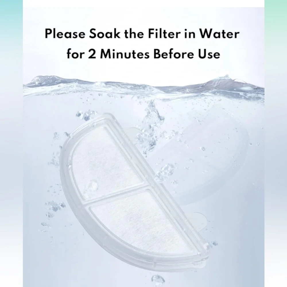 New-Homerunpet Pet Fountain Filters for Wireless Water Dispenser WF20/CF20